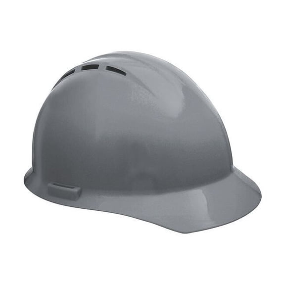 Hard Hat, Americana, Polyethylene, 4 Point Pinlock, Type 1, Class C, Gray