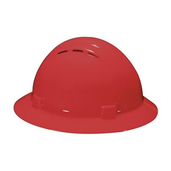 Hard Hat, Americana, Polyethylene, 4 Point Ratchet, Type 1, Class C, Red