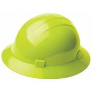 Erb Safety Hard Hat,Type 1, Class E,Hi-Vis Green 19220