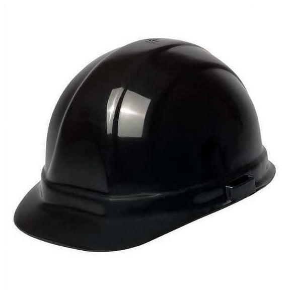 Hard Hat, Omega II, Polyethylene, 6 Point Pinlock, Type 1, Class E, Black