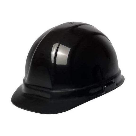 Hard Hat, Omega II, Polyethylene, 6 Point Pinlock, Type 1, Class E, Black