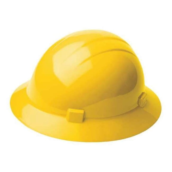 Hard Hat, Americana, Polyethylene, 4 Point Pinlock, Type 1, Class E, Yellow