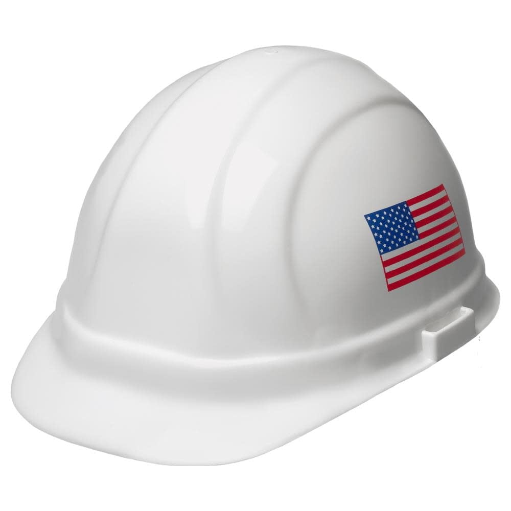 Hard Hat, Omega II, Polyethylene, 6 Point Ratchet, Type 1, Class E, White WEL19950