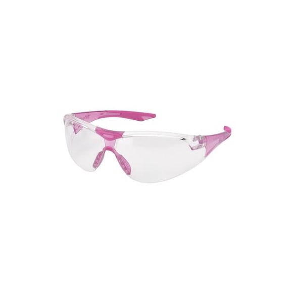 Avion, Safety Glasses, Anti-Fog & Anti-Scratch, Clear Lens, Pink Frame, Half-Frame