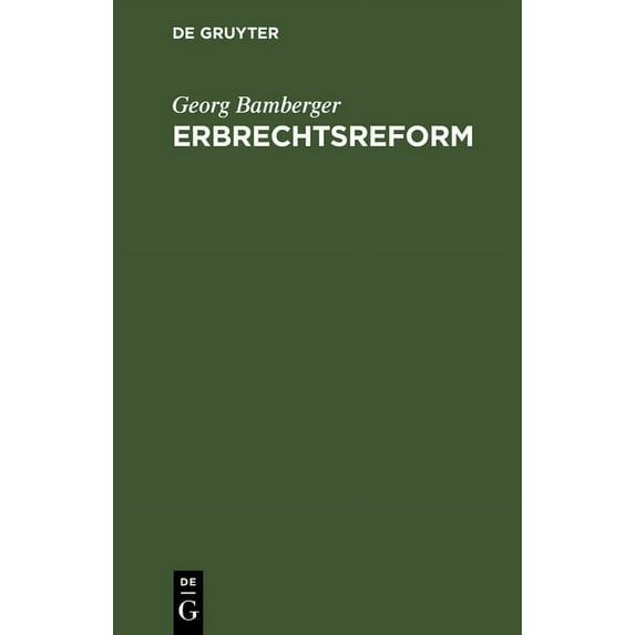 Erbrechtsreform, (Hardcover)