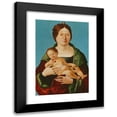 thumbnail image 1 of Ercole de' Roberti 18x24 Black Modern Framed Museum Art Print Titled - Virgin and Child (1490-96), 1 of 5