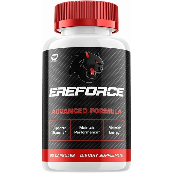 EreForce for Men Capsules Ere Force Vitamin Complex Pills, Energy, 1 Pack, 60 Capsules