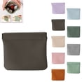 thumbnail image 1 of Erebloom Pouchic - Personalized Snap Closure Leather Organizer Pouch, Erebloom Pouchic Leather Organizer, Onavee Organizers Pouch, Portable Self Closing Makeup Bag(Dark Gray), 1 of 6