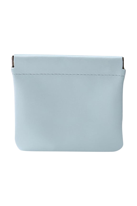 Erebloom Pouchic, Pocket Leather Organizer Pouch, Portable Mini Storage Cosmetic Bag For Cosmetics Headphones Jewelry(Sky Blue)