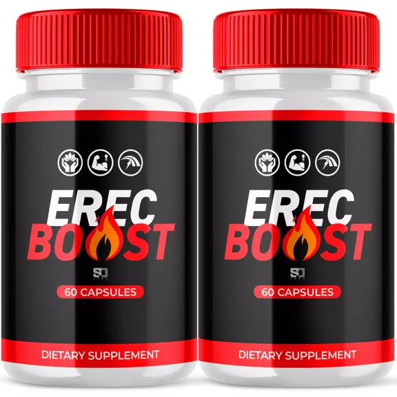 Erec Boost for Men Advanced Formula Supplement with Premium Ingredients 120 Capsules