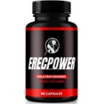 thumbnail image 1 of ErecPower Capsules, Dietary Supplement for Overall Health, Complete Daily Formula for Maximum Strength and Endurance, Advanced Formula Pills, Erec Power Reviews (60 Capsules), 1 of 6