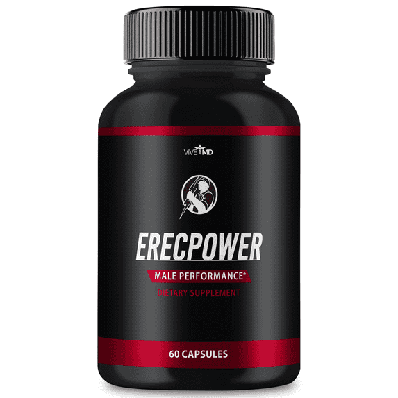ErecPower Capsules, ErecPower for Men Advanced Formula - ErecPower Pills for Maximum Strength Supplement & Natural Support Formula, Erec Power Advanced Support Vitamin Reviews (60 Capsules)