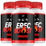 Erecboost for Men Capsules Erecboost Overall Health and Energy, Official Formula, Erekboost, All Natural Support Formula, 3 Pack, 180 Gummies