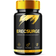 Erecsurge Advanced Fromula Male Support Capsules Erec Surge for Men Maximum Strength Pills 60 Capsules
