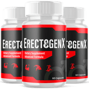 ErectogenX Advanced Formula Pills All Natural Vitamin Supplement Erectogen X 180 Capsules