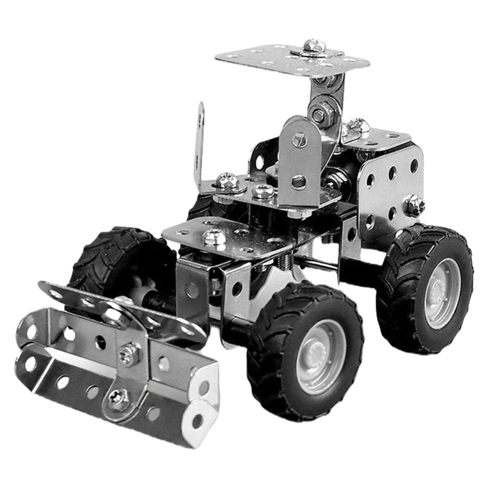 Off-Road Metal Model Car Kit - 283 Pcs STEM Building Toys For Boys Age 8-12 & Up - Army Vehicle Engineering Kit