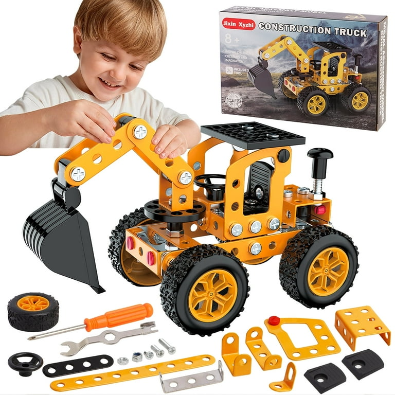 Erector Sets STEM Model Building Toys Excavator Model Kit Gifts