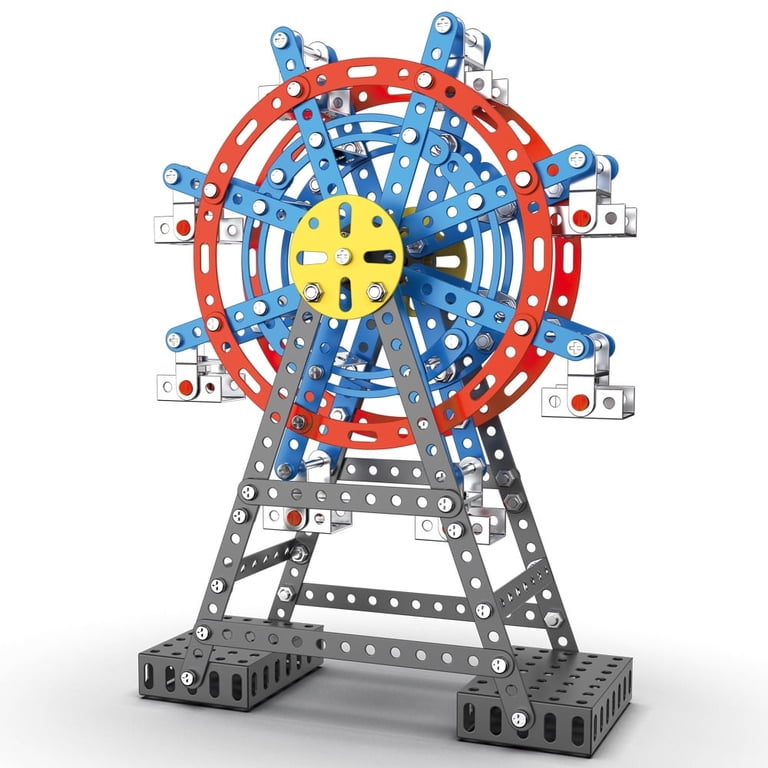 Jixin Xyzhi Erector Set STEM Ferris Wheel Kit 358 pcs for Kids 8