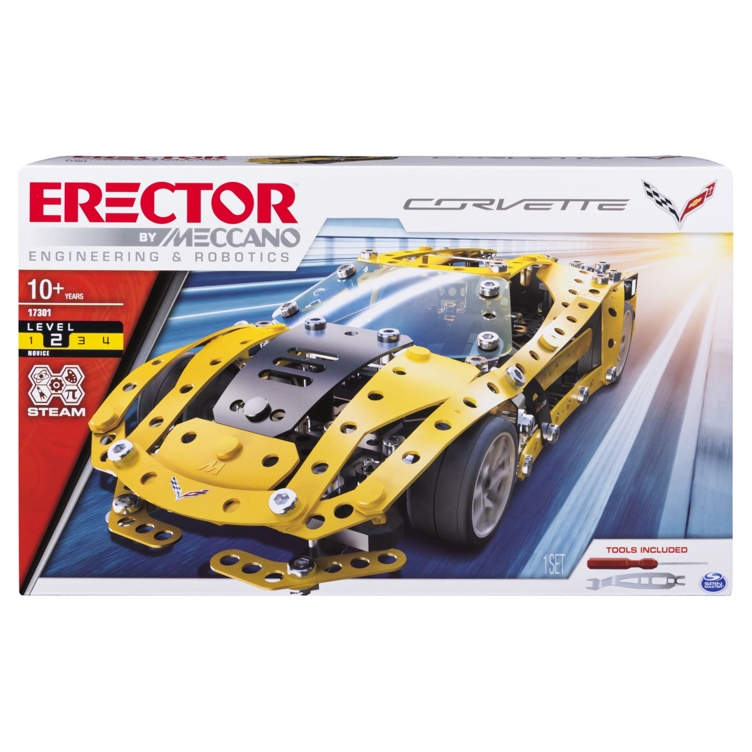 Erector by Meccano, Chevrolet Corvette Model STEM Building Kit
