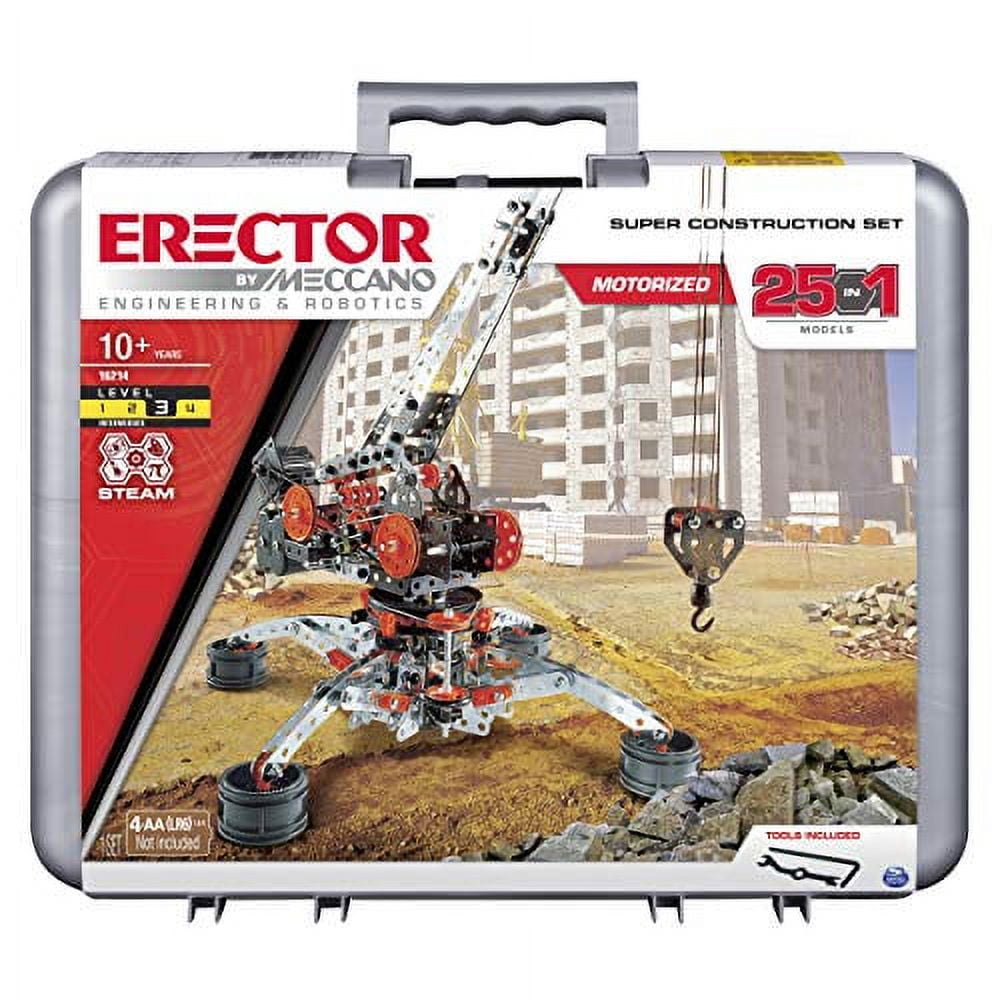  Meccano Erector, 10 in 1 Model Race Truck Building Set