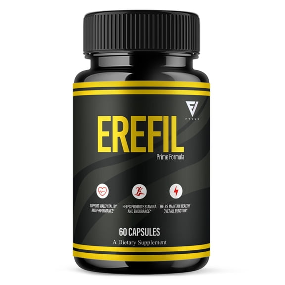 Erefil Premium Support Capsules, Erefill Supplement (60 Capsules)