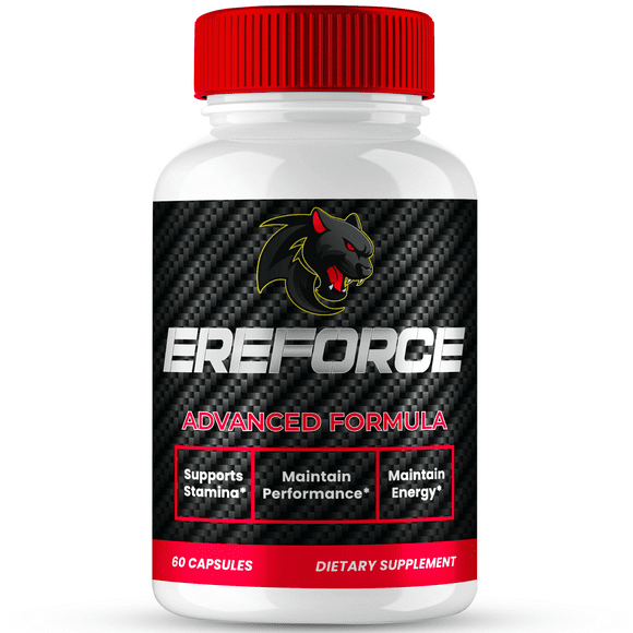 Ereforce Capsules, Official Ereforce Supplement Pills for Men - Maximum Strength Performance, All Natural Support for Overall Health and Wellness, Advanced Ere Force Pills Reviews (1 Pack)
