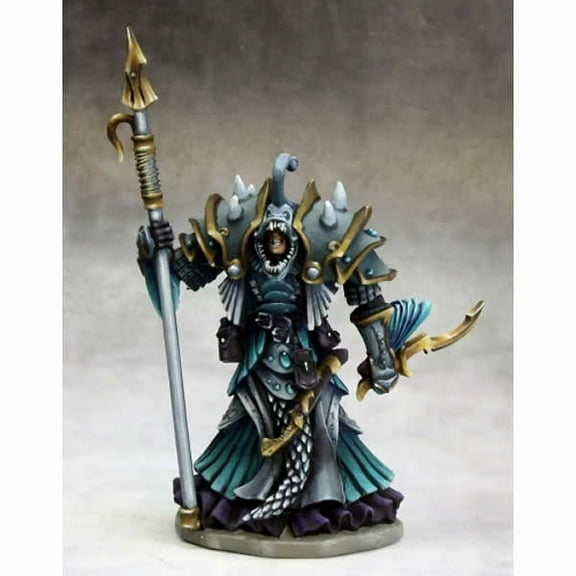 Eregris Darkfathom Evil Sea Priest Miniature 25mm Heroic Scale Dark Heaven Legends Reaper Miniatures