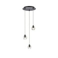 thumbnail image 1 of Eren 3 lights Black pendant, 1 of 5