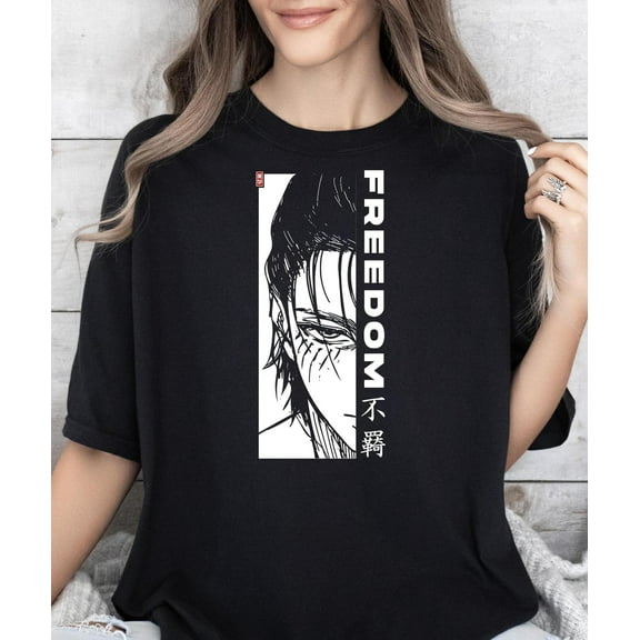 Eren Yeager Tee, Jeager Yeager AOT Anime###ANANDHIS ART LLC