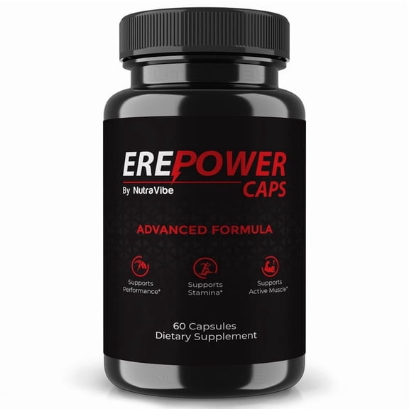 Erepower Caps – Original Ere Power Capsules with a Natural Daily Blend for Energy & Wellness | Clean, Gentle, Easy-to-Swallow Pills (60 Capsules)