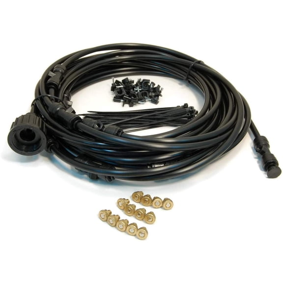 Eretz 20ft Customizable Outdoor Misting Kit - Modular/Adjustable to The Length You Need
