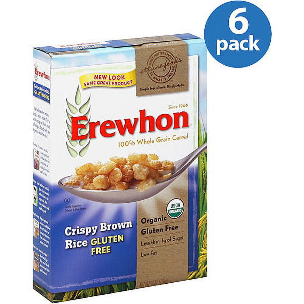 Erewhon Gluten Free Crispy Brown Rice 100 Whole Grain Cereal, 10 oz