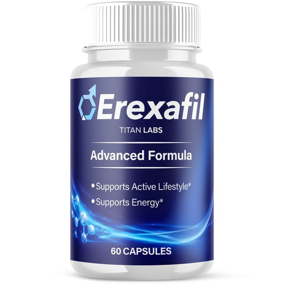 Erexafil Advanced Formula Natural Supplement Pills for Max Strength 60 Capsules