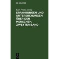 thumbnail image 1 of Erfahrungen und Untersuchungen über den Menschen. Zweyter Band, (Hardcover), 1 of 1