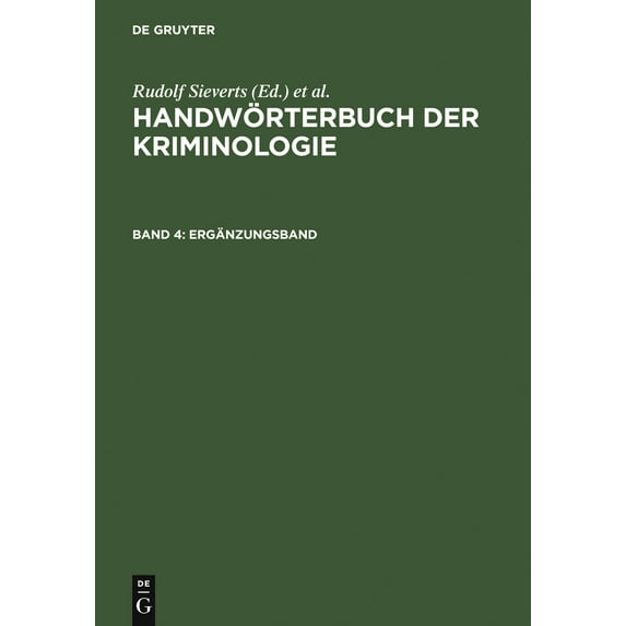 Ergänzungsband (Other)