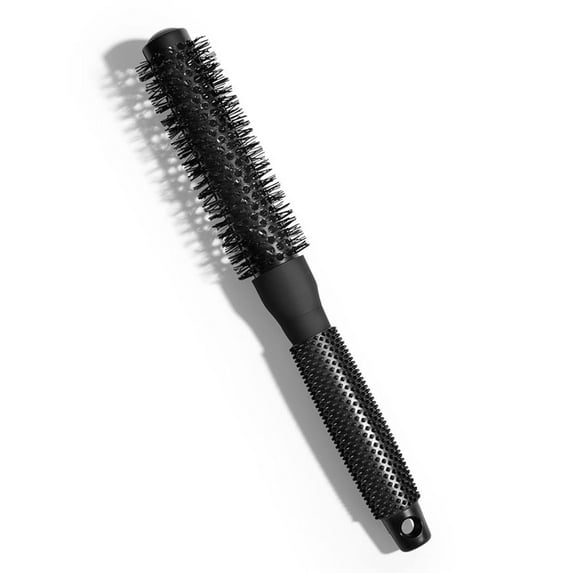 Ergo Ceramic Ionic Round Hair Brush Roller Brush for Wet & Dry Hair Styling Black (ER25)