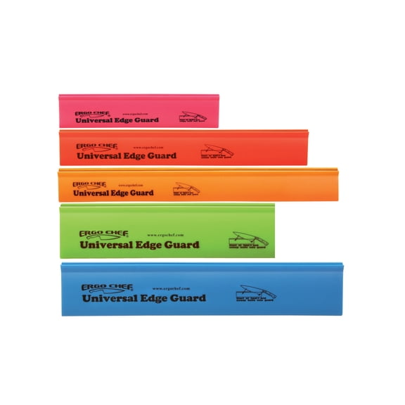 Ergo Chef 5pcKnife Edge Guard Set Multicolored Multi-sized, Chef knife, Santoku, Bread, Utility, Paring knives