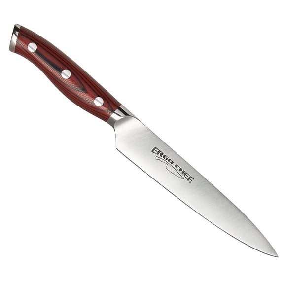 Ergo Chef Crimson Series 6" Boning Utility Knife German Stainless Steel G10 Handle
