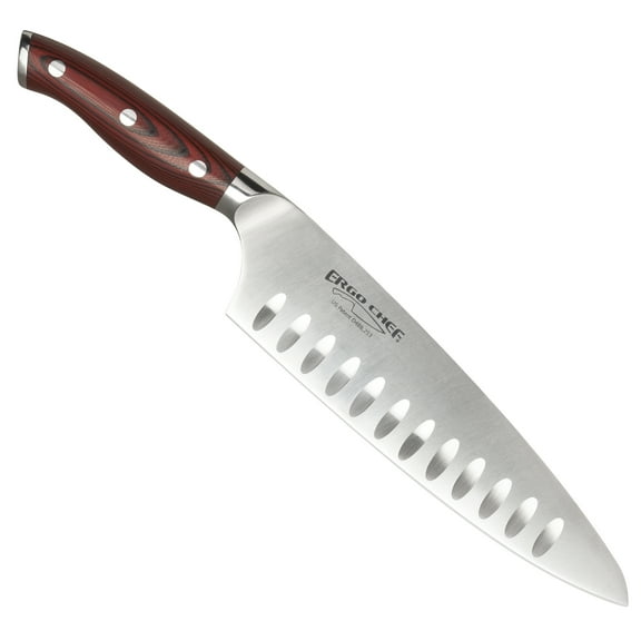Ergo Chef Crimson Series 8" Chef's Knife German Stainless Steel w/ Ergonomic G10 Handle