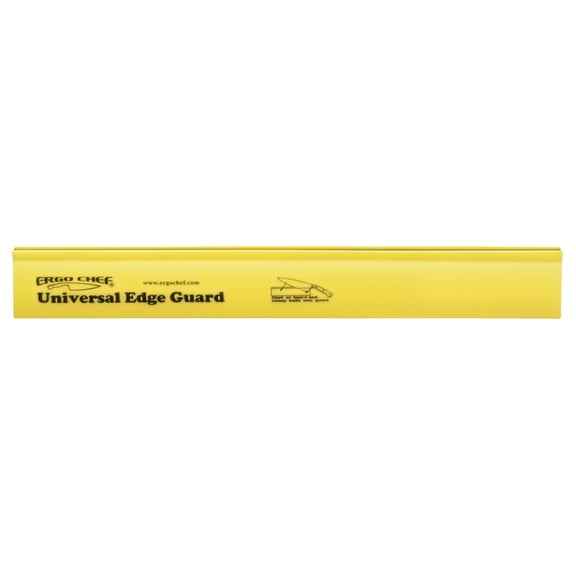 Ergo Chef Knife Edge Guard 12 x 1.5 Durable ABS Plastic for Large Chef, Carving Knives, Yellow