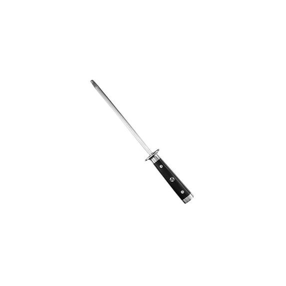 Ergo Chef Pro Series 9” Sharpening Steel, Magnetized, Honing Steel, Pakkawood Handle