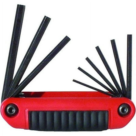 Ergo-Fold Hex Key Set, 9 Per Set, Hex Tip, Inch | Bundle of 5 Sets