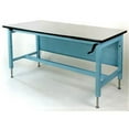 thumbnail image 1 of Ergo-Line Workstation, Stainless Steel, Light Gray Frame - 60 x 30 x 30 in. To 42 in., 1 of 1