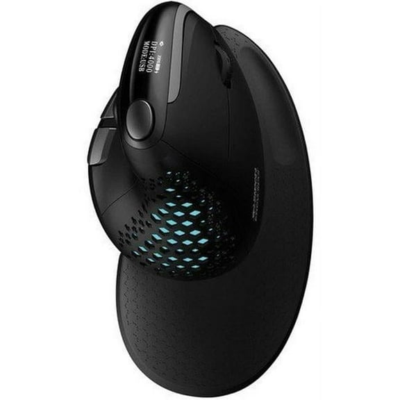 Ergo Pro Max Wireless Right Hand Mouse - 2.4Ghz - Bluetooth 5.0 - Rechargeable - 4000D, Black