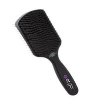 Ergo Super Gentle Large Paddle Hair Brush Detangling Brush Black (ERG1000)