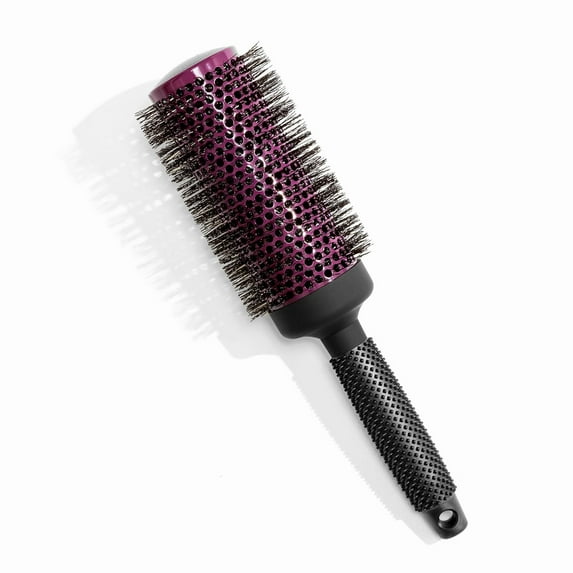 Ergo Super Gentle Round Hair Brush Roller Hairbrush for Blow Drying Black (ERG53)