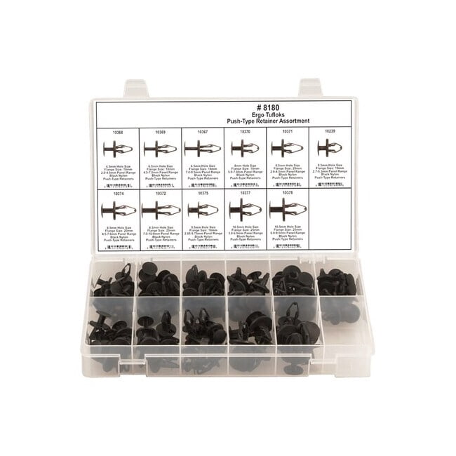 Ergo Tuflok Retainer Assortment,110 Pc 8180