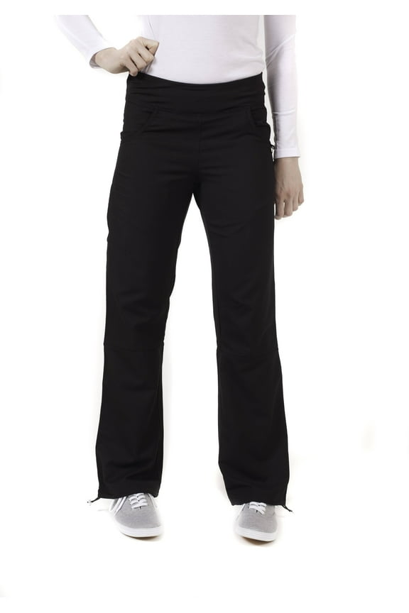 Ergo by LifeThreads Modern Fit Ladies Inspired Pant-Black-XS Tall