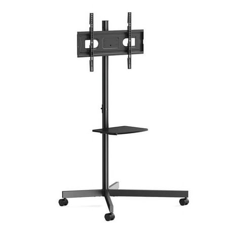 ErgoAV - Gas Spring Desk Mount for Single Monitor 13" to 34" - Black
