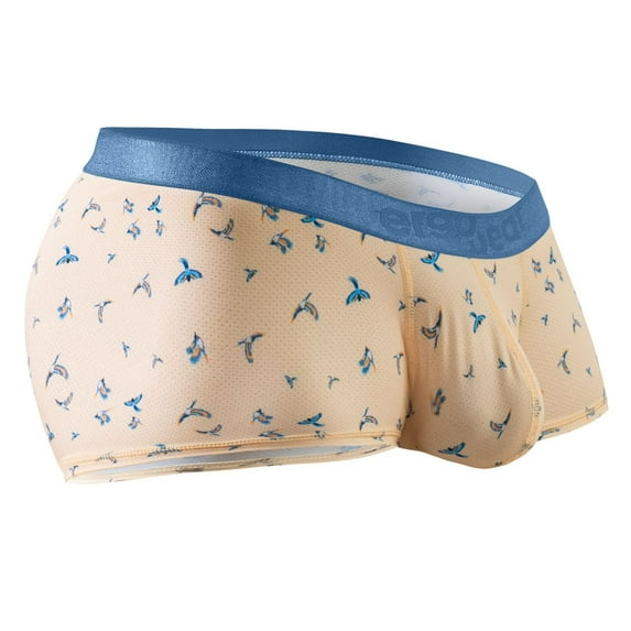 ErgoWear EW1774 SLK SE Trunks Color Peach-Birds Size M